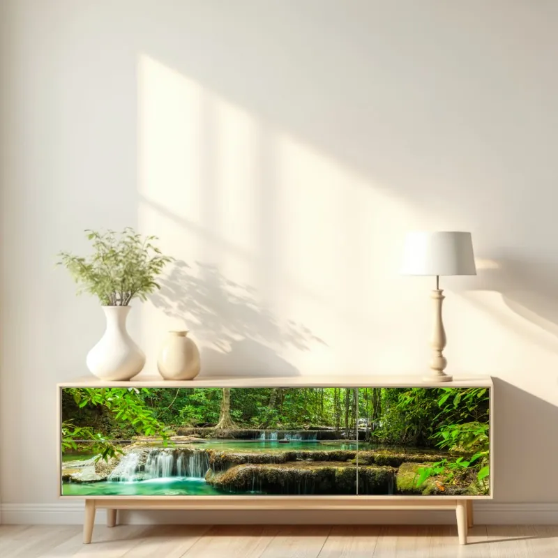 Naklejka repozycjonowalna majestatyczny zimowy krajobraz Karpat – Wallissimo®