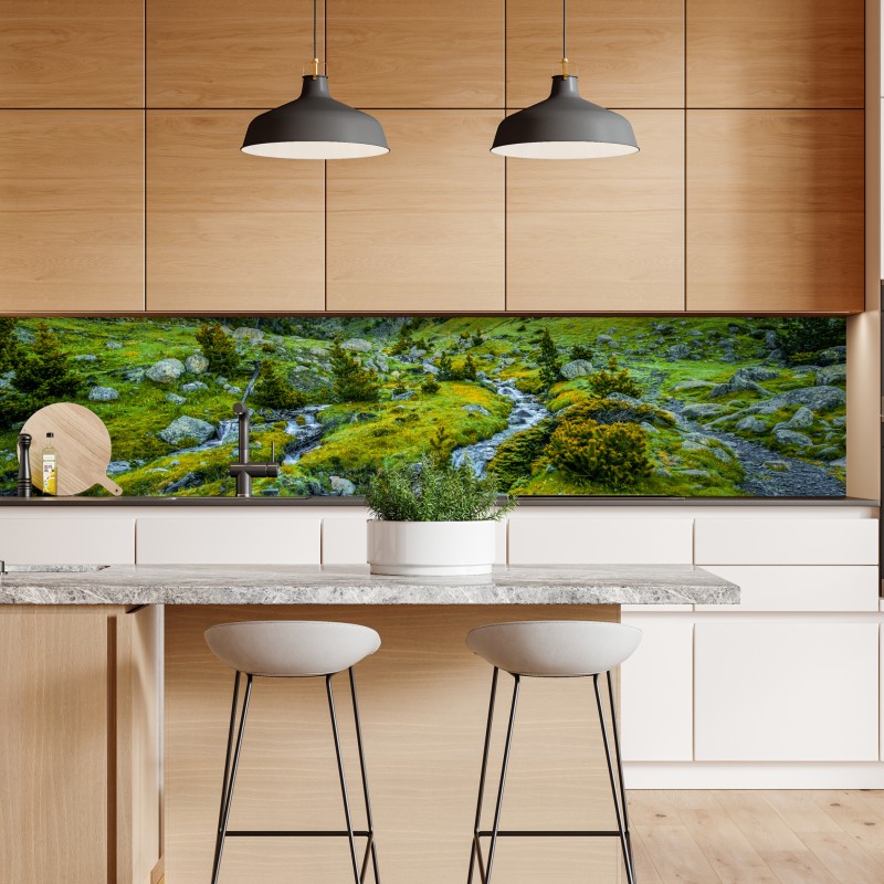 Naklejka repozycjonowalna słoneczna dolina w Posets y Maladeta, Pireneje – Wallissimo® Naklejka repozycjonowalna słoneczna dolina w Posets y Maladeta, Pireneje – Wallissimo®