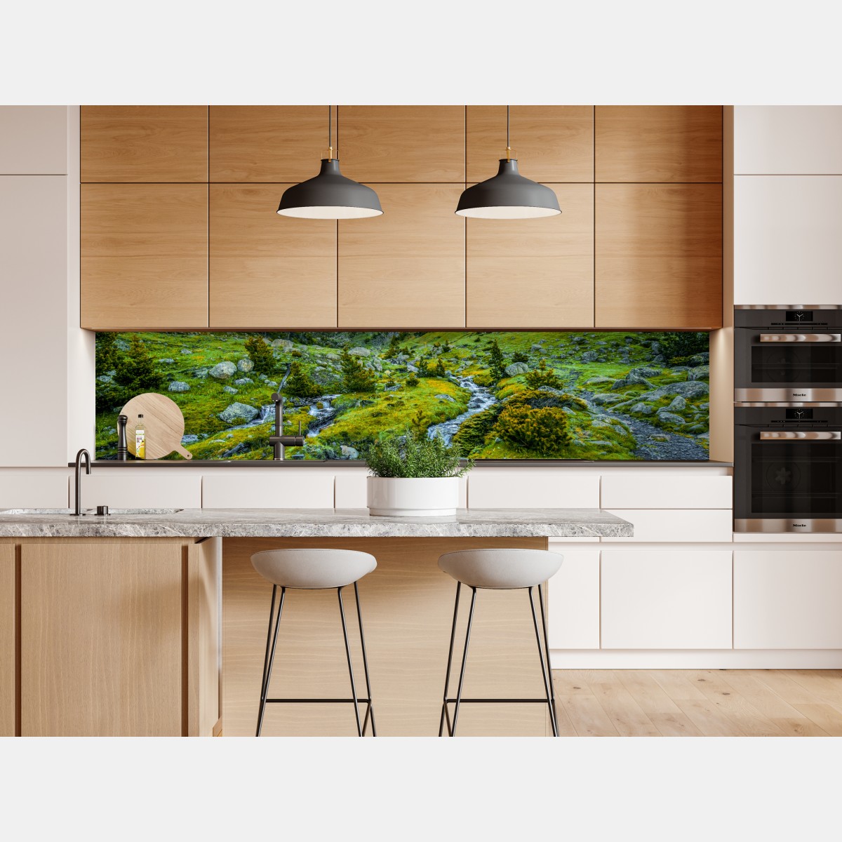 Naklejka repozycjonowalna słoneczna dolina w Posets y Maladeta, Pireneje – Wallissimo® Naklejka repozycjonowalna słoneczna dolina w Posets y Maladeta, Pireneje – Wallissimo®