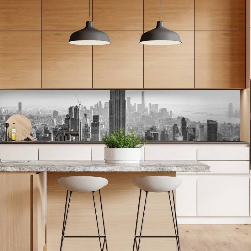 Naklejka repozycjonowalna słoneczny taras nad Morzem Śródziemnym – Wallissimo®