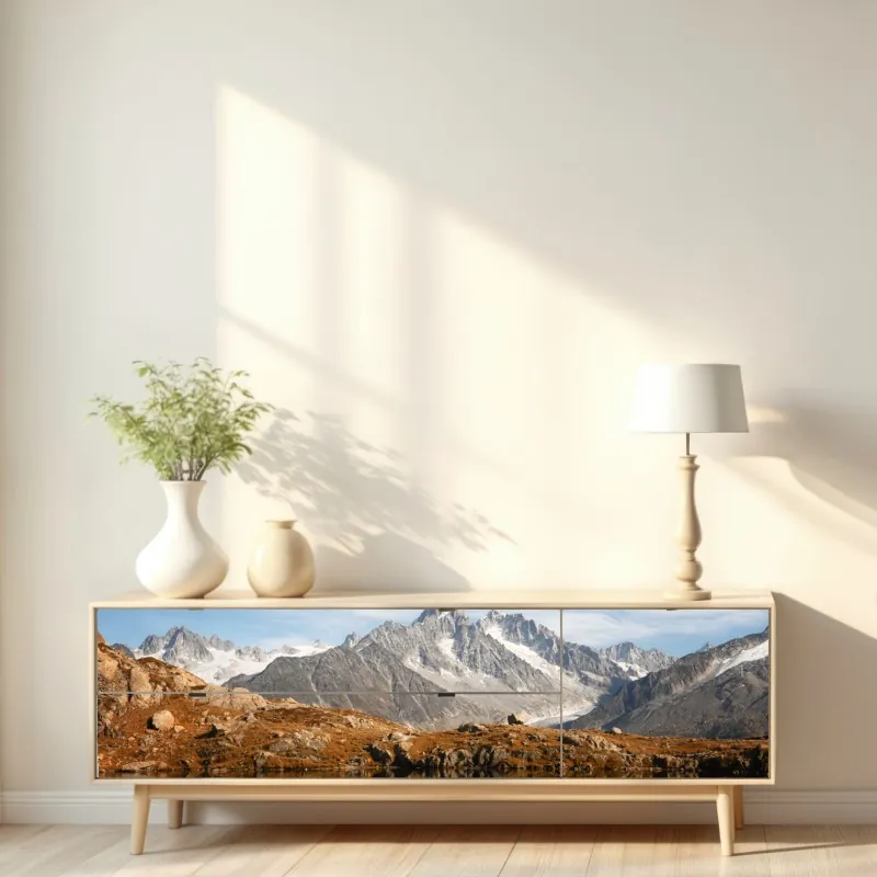 Naklejka repozycjonowalna unoszące się pęcherzyki oleju na głębokim gradiencie – Wallissimo®