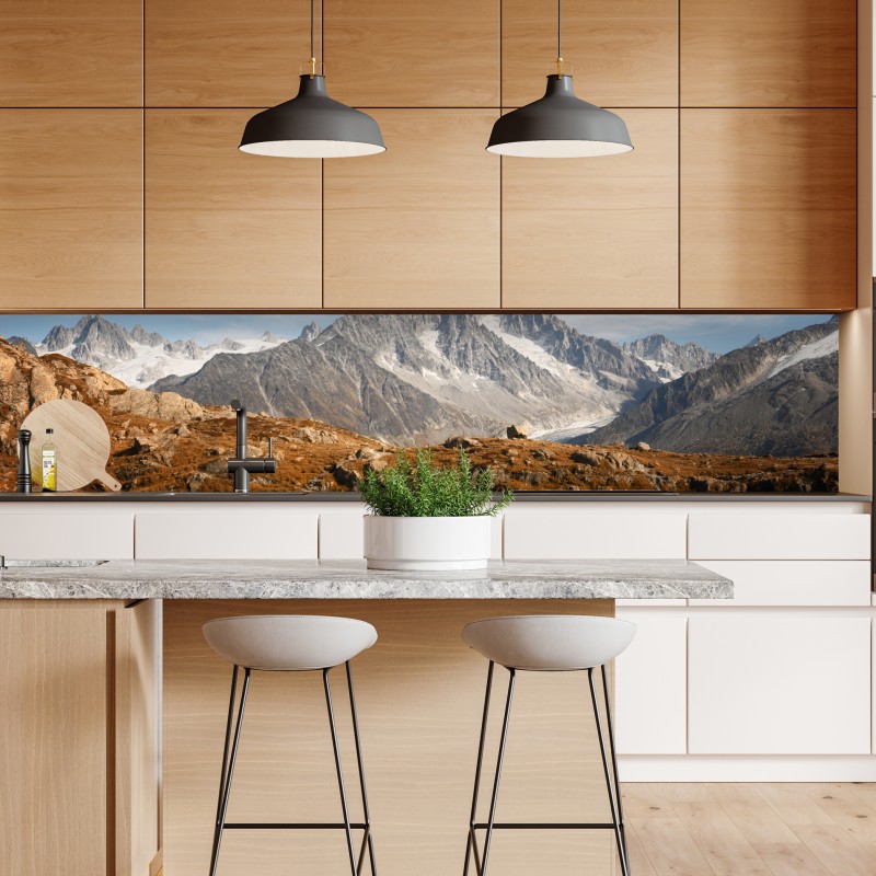 Naklejka repozycjonowalna spokojne alpejskie szczyty odbite w jeziorze – Wallissimo® Naklejka repozycjonowalna spokojne alpejskie szczyty odbite w jeziorze – Wallissimo®