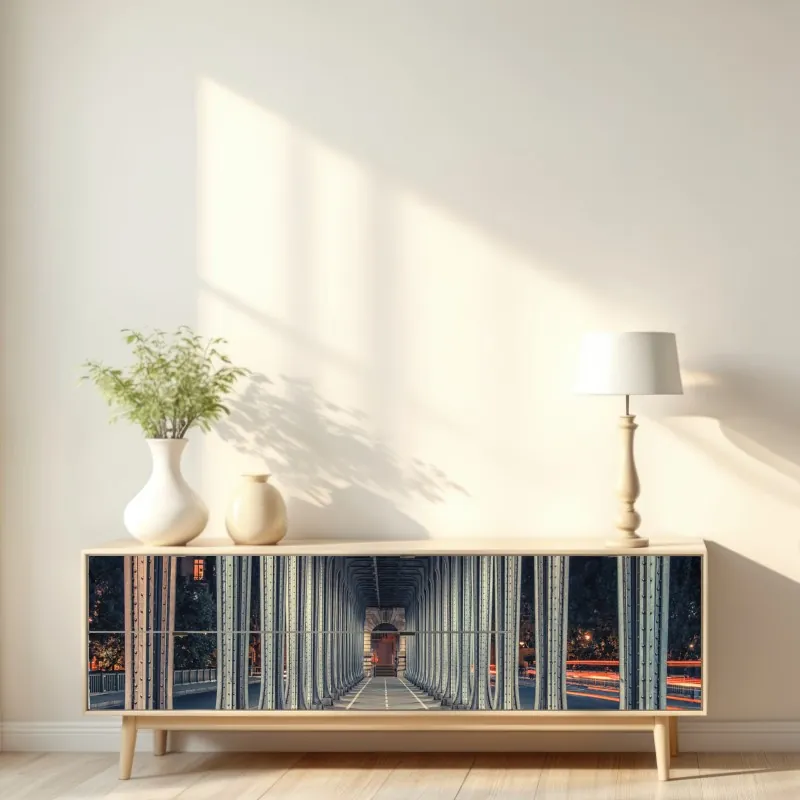 Naklejka repozycjonowalna nieskończone czerwone róże – Wallissimo®