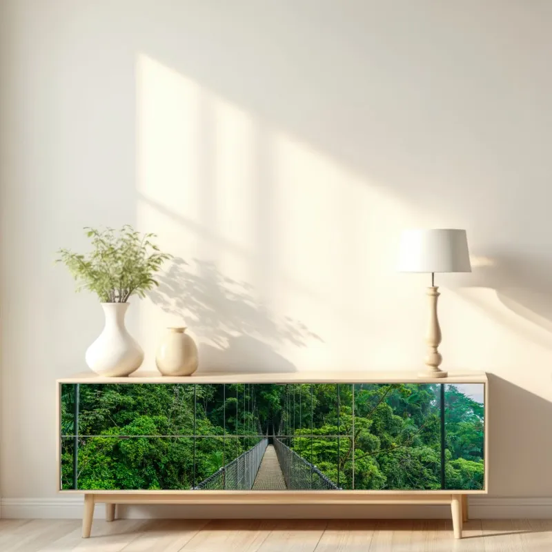 Naklejka repozycjonowalna monochromatyczny wzór łuków – Wallissimo®