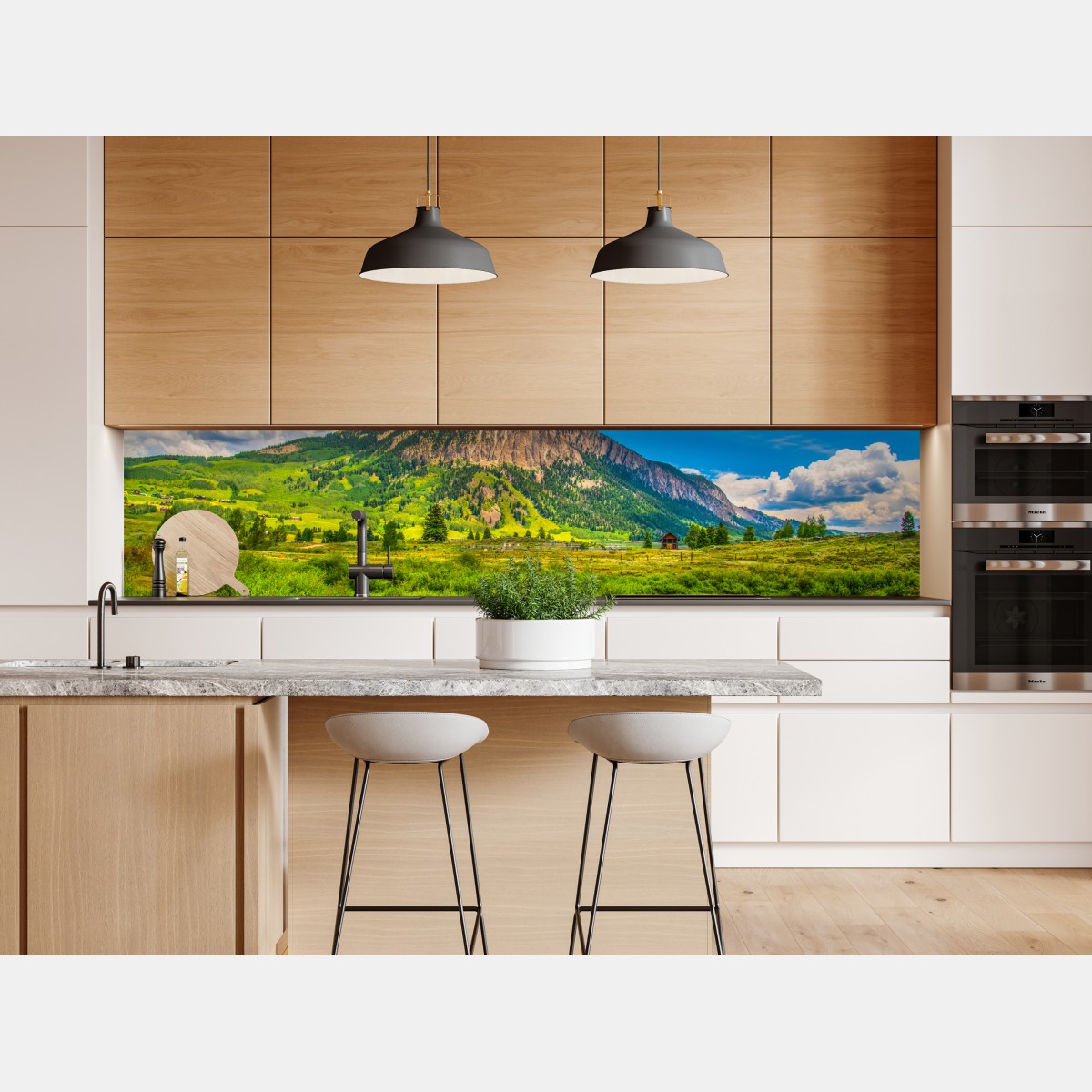 Naklejka repozycjonowalna słoneczne góry Crested Butte, Kolorado – Wallissimo® Naklejka repozycjonowalna słoneczne góry Crested Butte, Kolorado – Wallissimo®