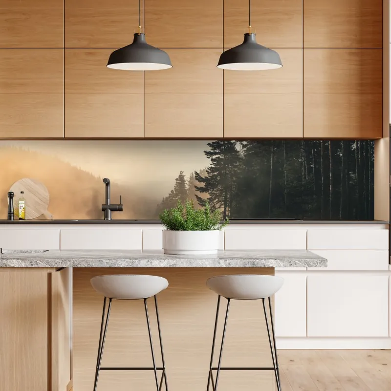 Naklejka repozycjonowalna złoty liść monstera na białym tle – Wallissimo®