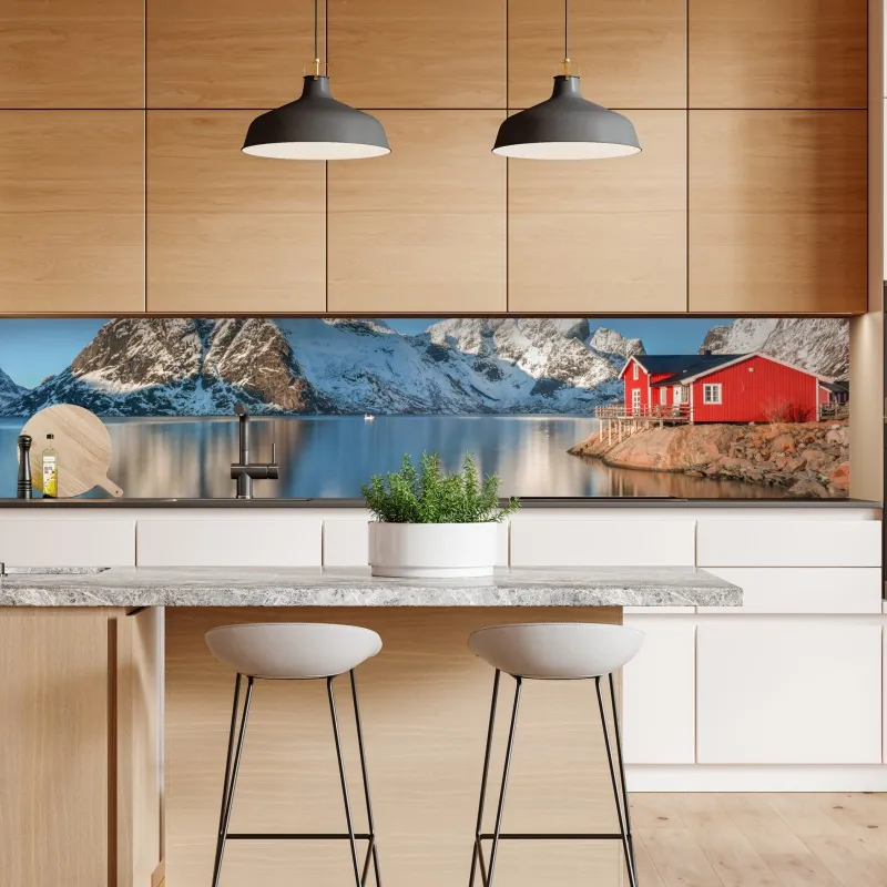 Naklejka repozycjonowalna słoneczny port śródziemnomorski – Wallissimo®