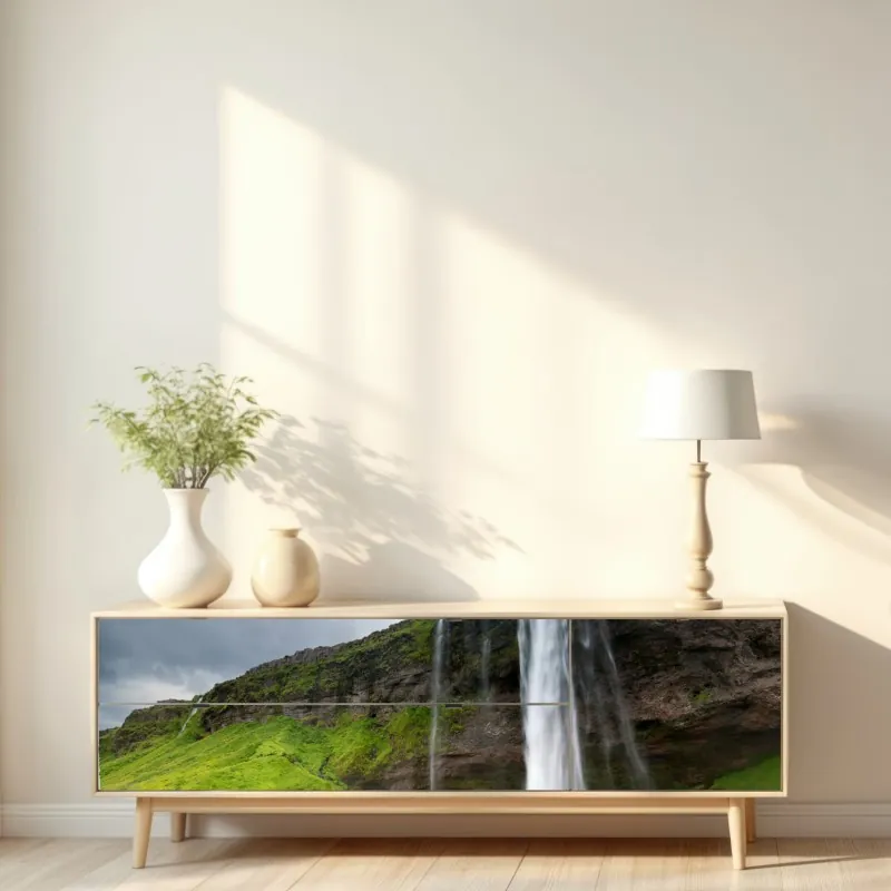 Naklejka repozycjonowalna zbliżenie na słonia azjatyckiego – Wallissimo®