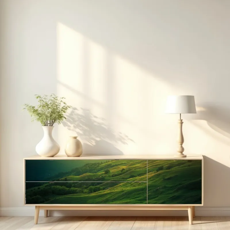 Naklejka repozycjonowalna odważne geometryczne linie – Wallissimo®