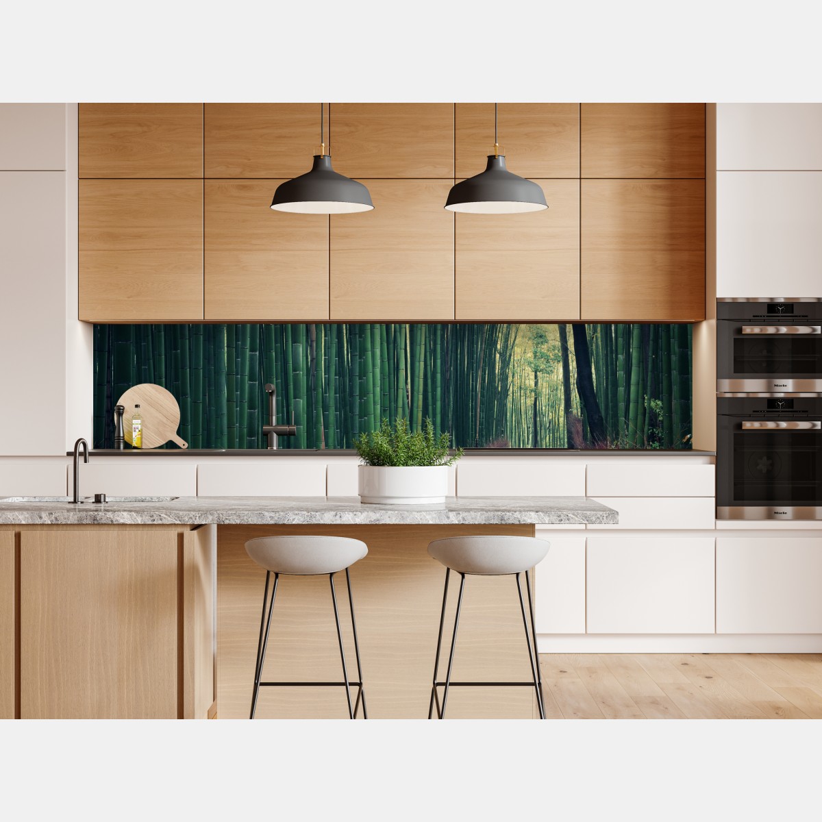 Naklejka repozycjonowalna spokojna alejka bambusowa w Arashiyama – Wallissimo® Naklejka repozycjonowalna spokojna alejka bambusowa w Arashiyama – Wallissimo®