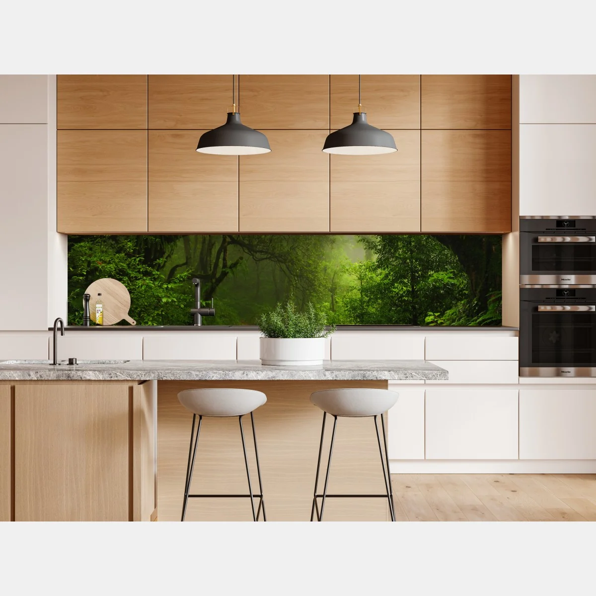 Naklejka repozycjonowalna zaczarowana mszysta ścieżka leśna – Wallissimo® Naklejka repozycjonowalna zaczarowana mszysta ścieżka leśna – Wallissimo®