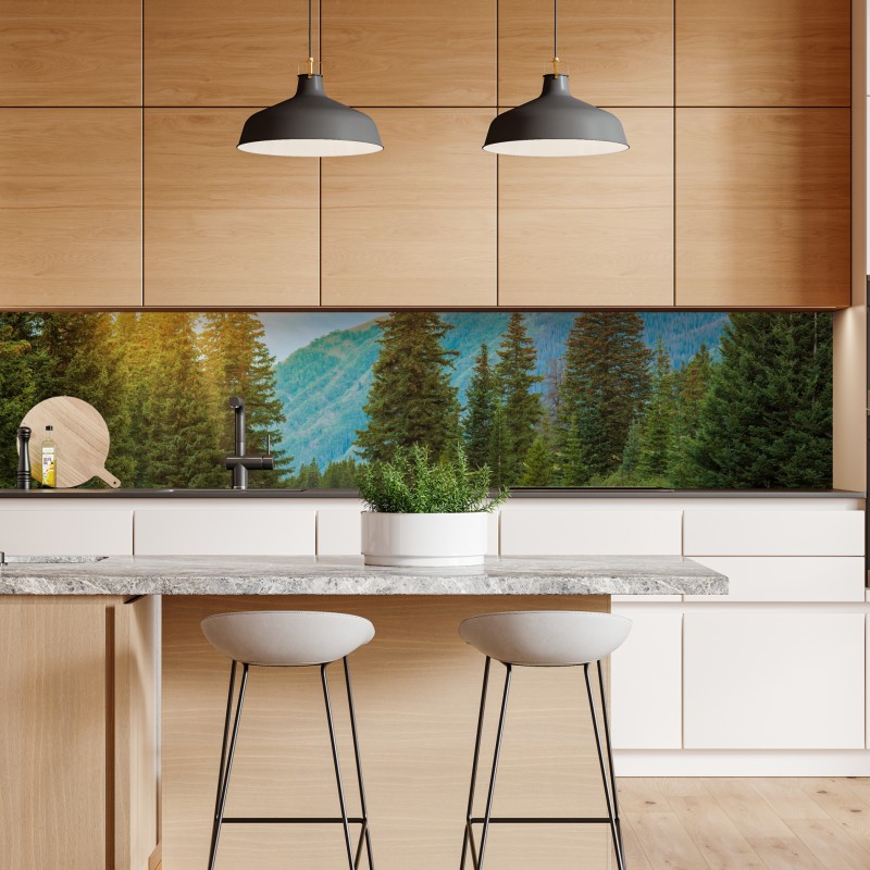 Naklejka repozycjonowalna Colorado górska ścieżka o wschodzie słońca – Wallissimo® Naklejka repozycjonowalna Colorado górska ścieżka o wschodzie słońca – Wallissimo®