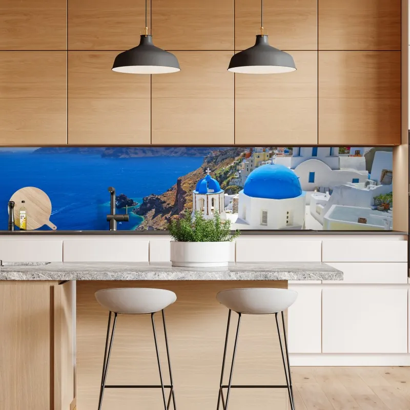 Naklejka repozycjonowalna elegancka monochromatyczna gałąź orchidei – Wallissimo®