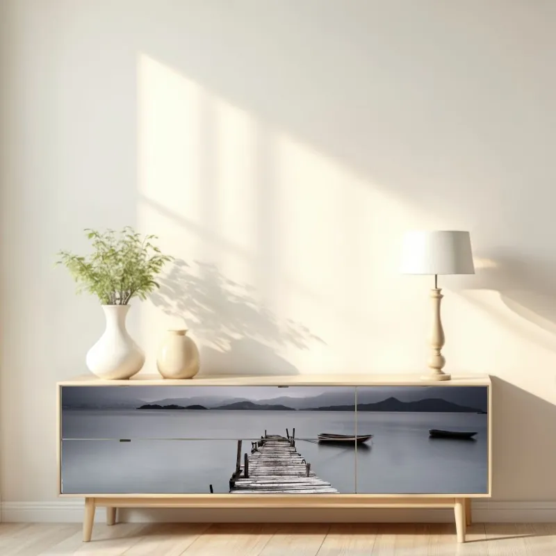 Naklejka repozycjonowalna bukiet piwonii i hortensji – Wallissimo®