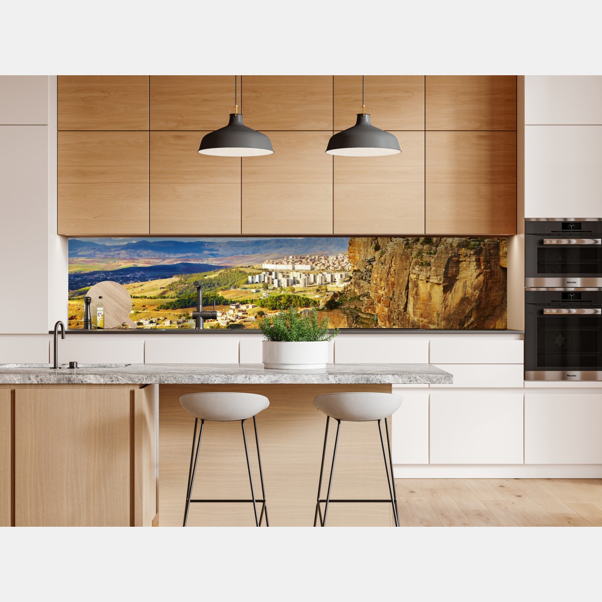 Naklejka repozycjonowalna dramatyczny widok klifów Konstantyny – Wallissimo® Naklejka repozycjonowalna dramatyczny widok klifów Konstantyny – Wallissimo®