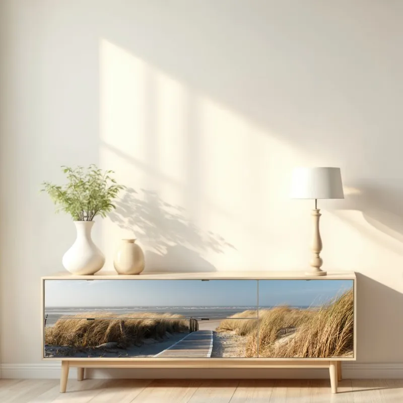 Naklejka repozycjonowalna surowa tekstura betonu na ścianie – Wallissimo®