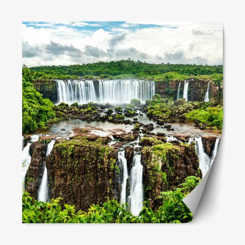 Naklejka repozycjonowalna błękitne jaskinie na Zakynthos – Wallissimo®