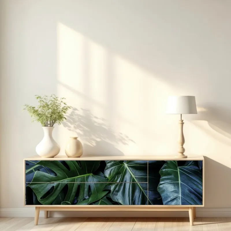 Naklejka repozycjonowalna abstrakcyjny wzór fasady architektonicznej – Wallissimo®