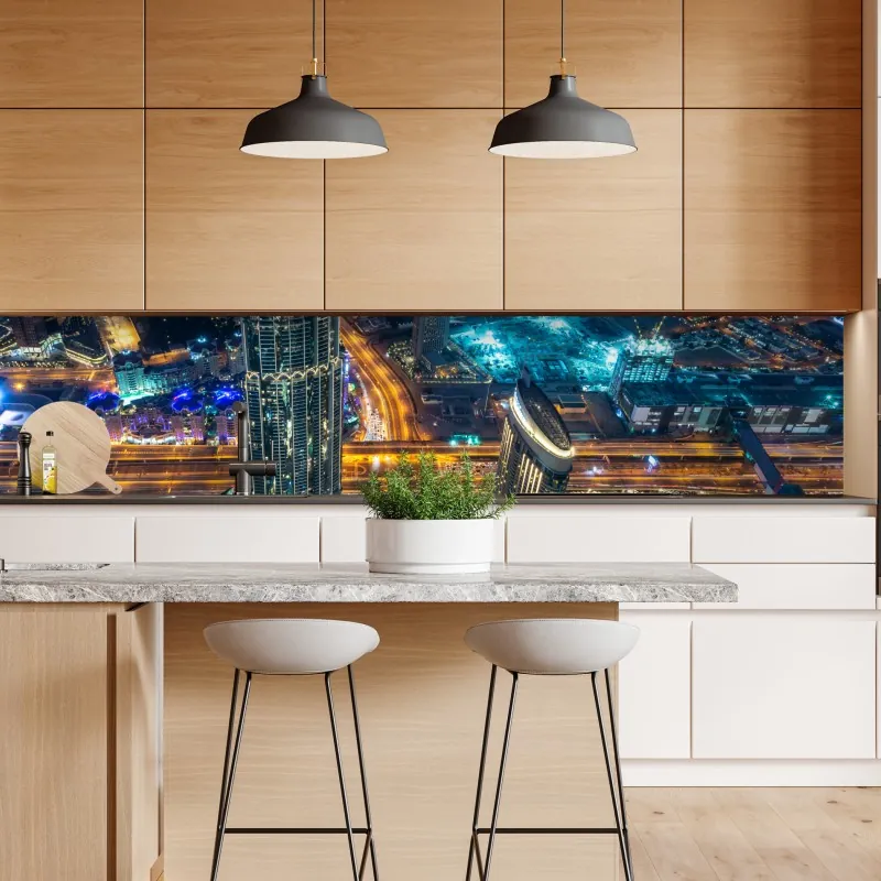 Naklejka repozycjonowalna monochromatyczny marmur atramentowy abstrakcja – Wallissimo®