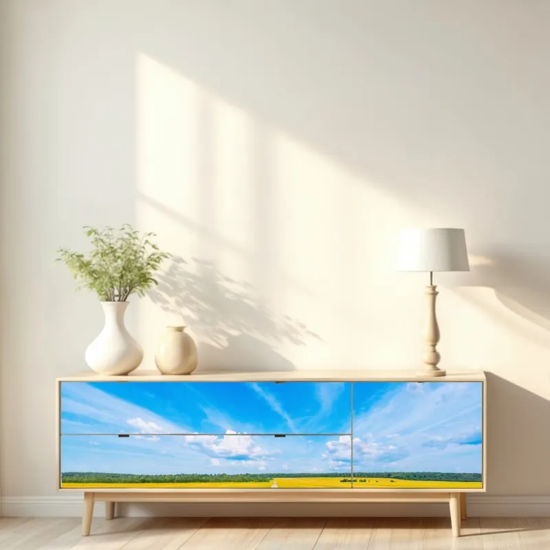 Naklejka repozycjonowalna dramatyczne zbliżenie mikrofonu – Wallissimo®