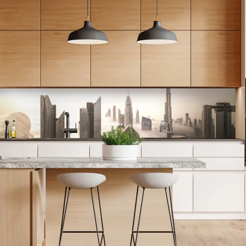 Naklejka repozycjonowalna elegancki beżowy wzór damask – Wallissimo®