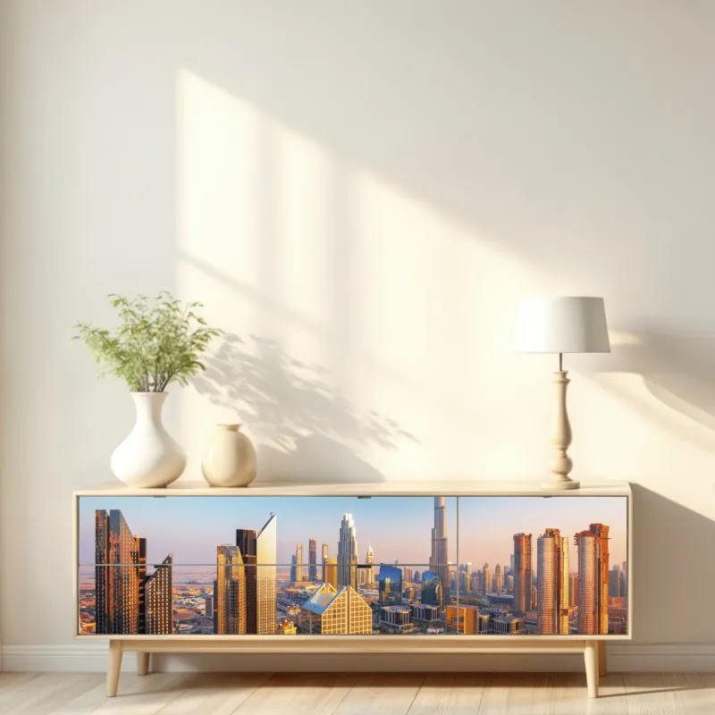 Naklejka repozycjonowalna czarny marmur ze złotymi żyłami – Wallissimo®