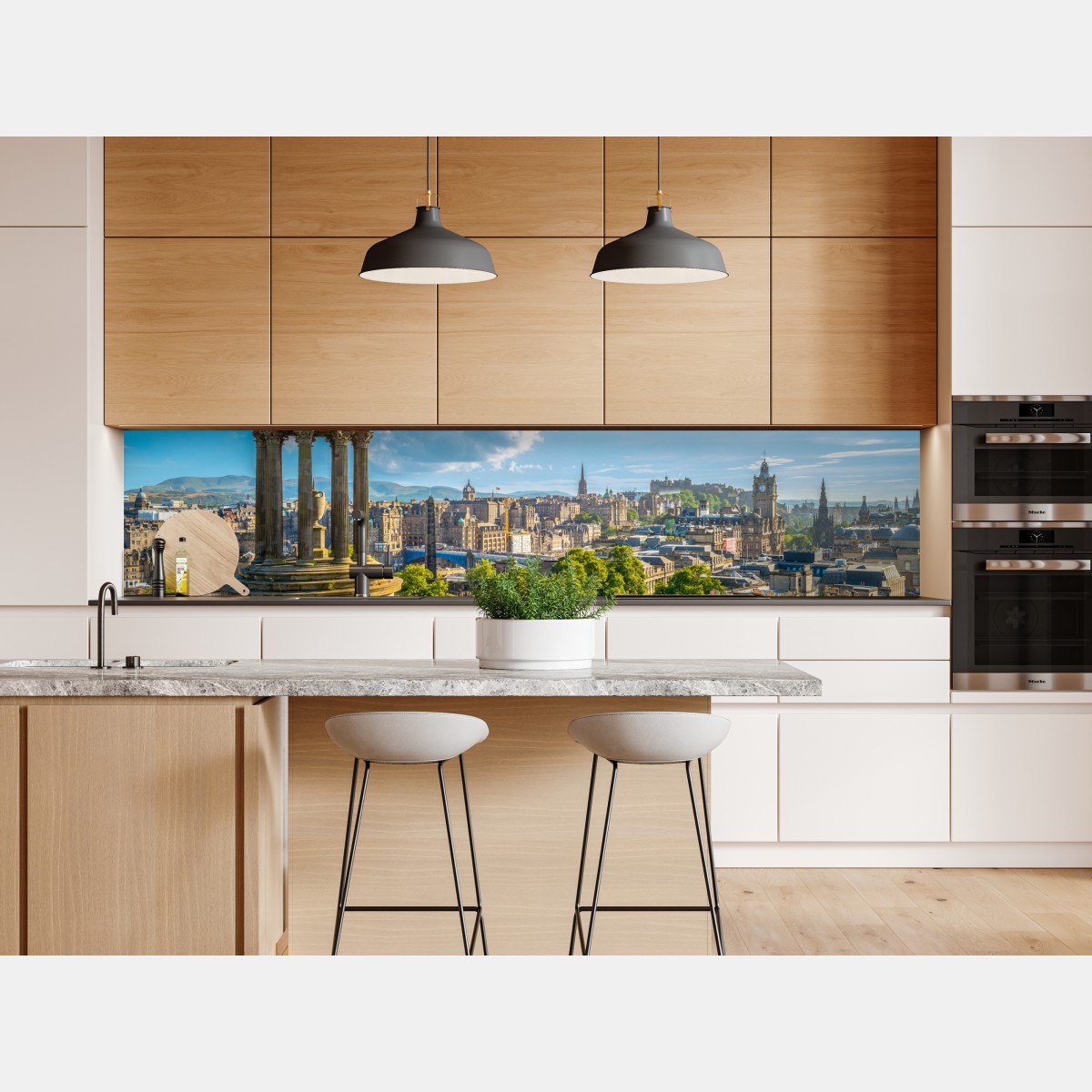 Naklejka repozycjonowalna Edynburg panorama z Calton Hill – Wallissimo® Naklejka repozycjonowalna Edynburg panorama z Calton Hill – Wallissimo®