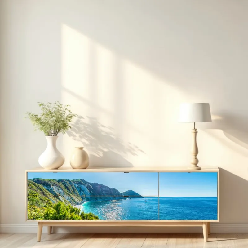 Naklejka repozycjonowalna zbliżenie na słonia azjatyckiego – Wallissimo®