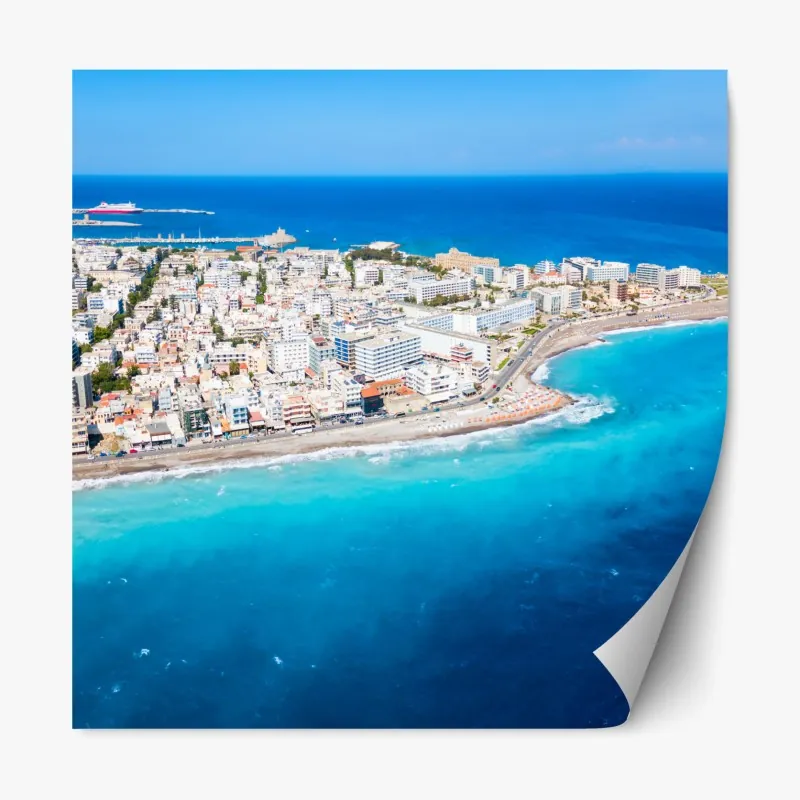 Naklejka repozycjonowalna Pawilon Tengwang o wschodzie słońca – Wallissimo®