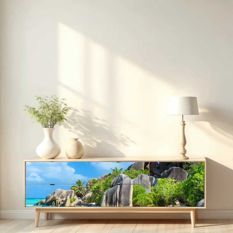 Naklejka repozycjonowalna dramatyczny szary krajobraz chmur – Wallissimo®