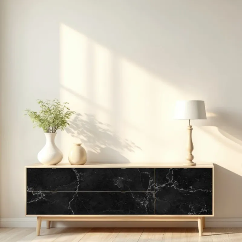 Naklejka repozycjonowalna delikatne chmury nad błękitnym niebem – Wallissimo®