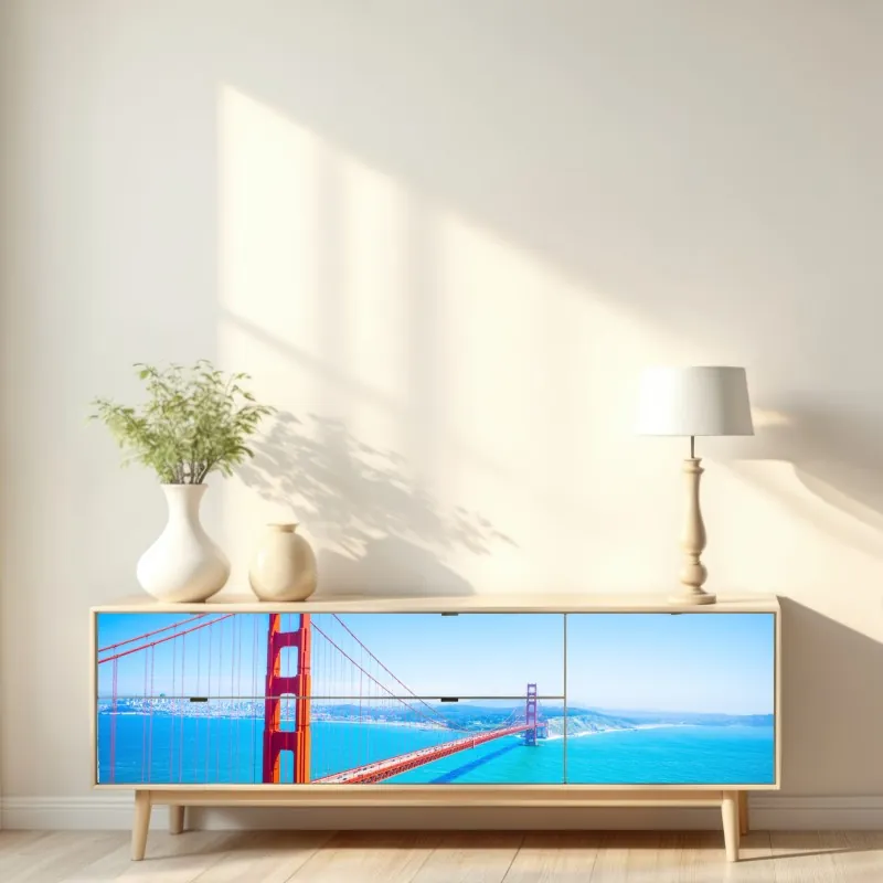 Naklejka repozycjonowalna nieskończone czerwone róże – Wallissimo®