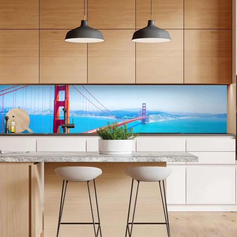 Naklejka repozycjonowalna most Golden Gate nad zatoką San Francisco – Wallissimo® Naklejka repozycjonowalna most Golden Gate nad zatoką San Francisco – Wallissimo®