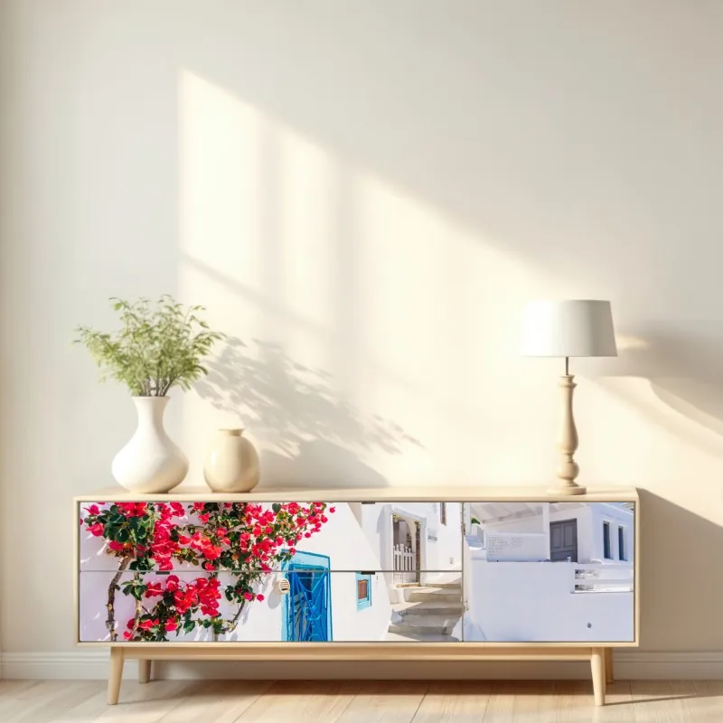 Naklejka repozycjonowalna Pawilon Tengwang o wschodzie słońca – Wallissimo®