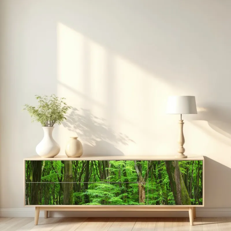 Naklejka repozycjonowalna geometryczny wzór balkonów – Wallissimo®