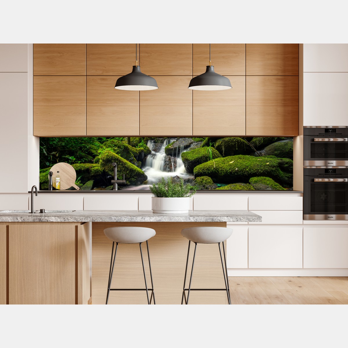 Naklejka repozycjonowalna spokojny wodospad w Phu Tub Berk, Tajlandia – Wallissimo® Naklejka repozycjonowalna spokojny wodospad w Phu Tub Berk, Tajlandia – Wallissimo®