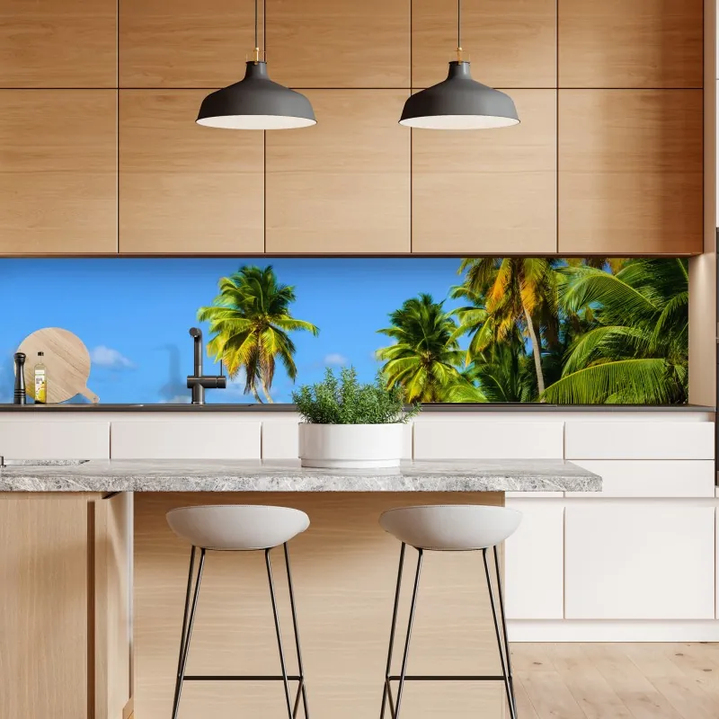 Naklejka repozycjonowalna złoty wzór damaskowy na granatowym tle – Wallissimo®