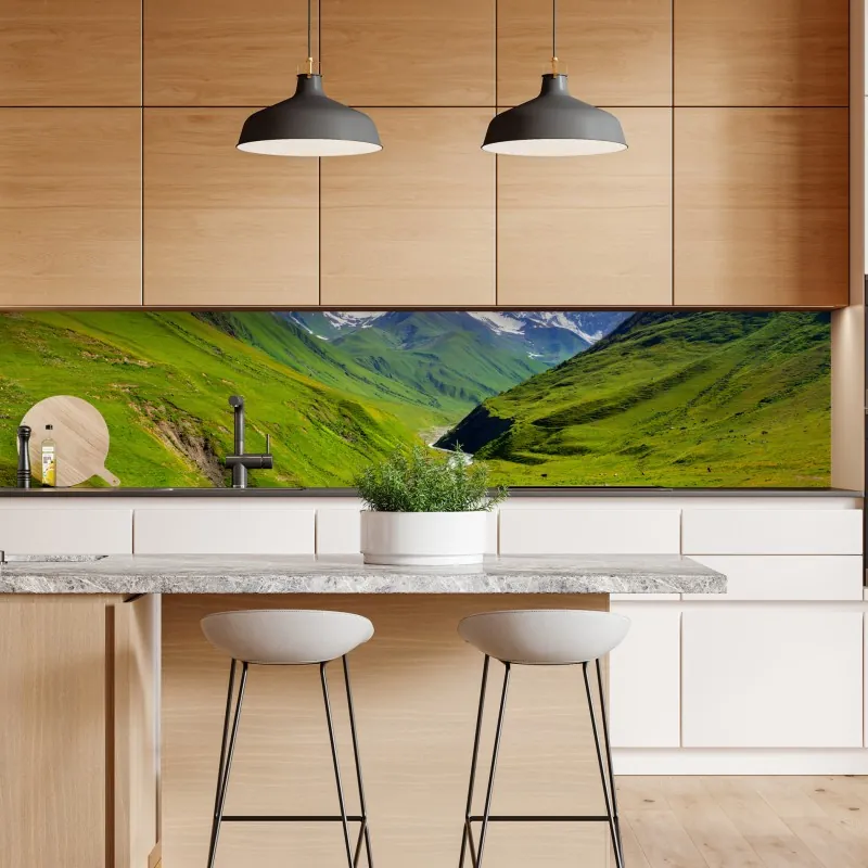 Naklejka repozycjonowalna delikatne różowe anemony i niebieski motyl – Wallissimo®