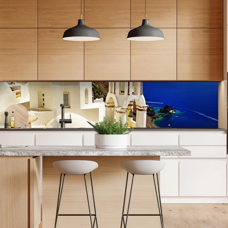 Naklejka repozycjonowalna zabawny wzór gepardów na turkusowym tle – Wallissimo®