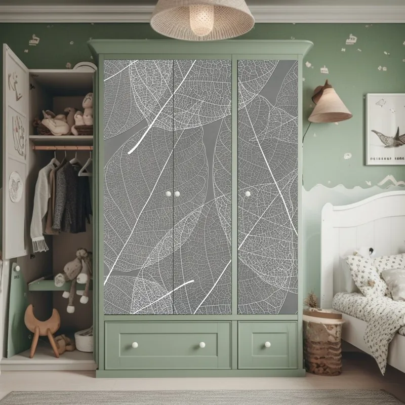 Naklejka na szafę poranna mgła nad jeziorem Pang Oung, Mae Hong Son – Wallissimo®