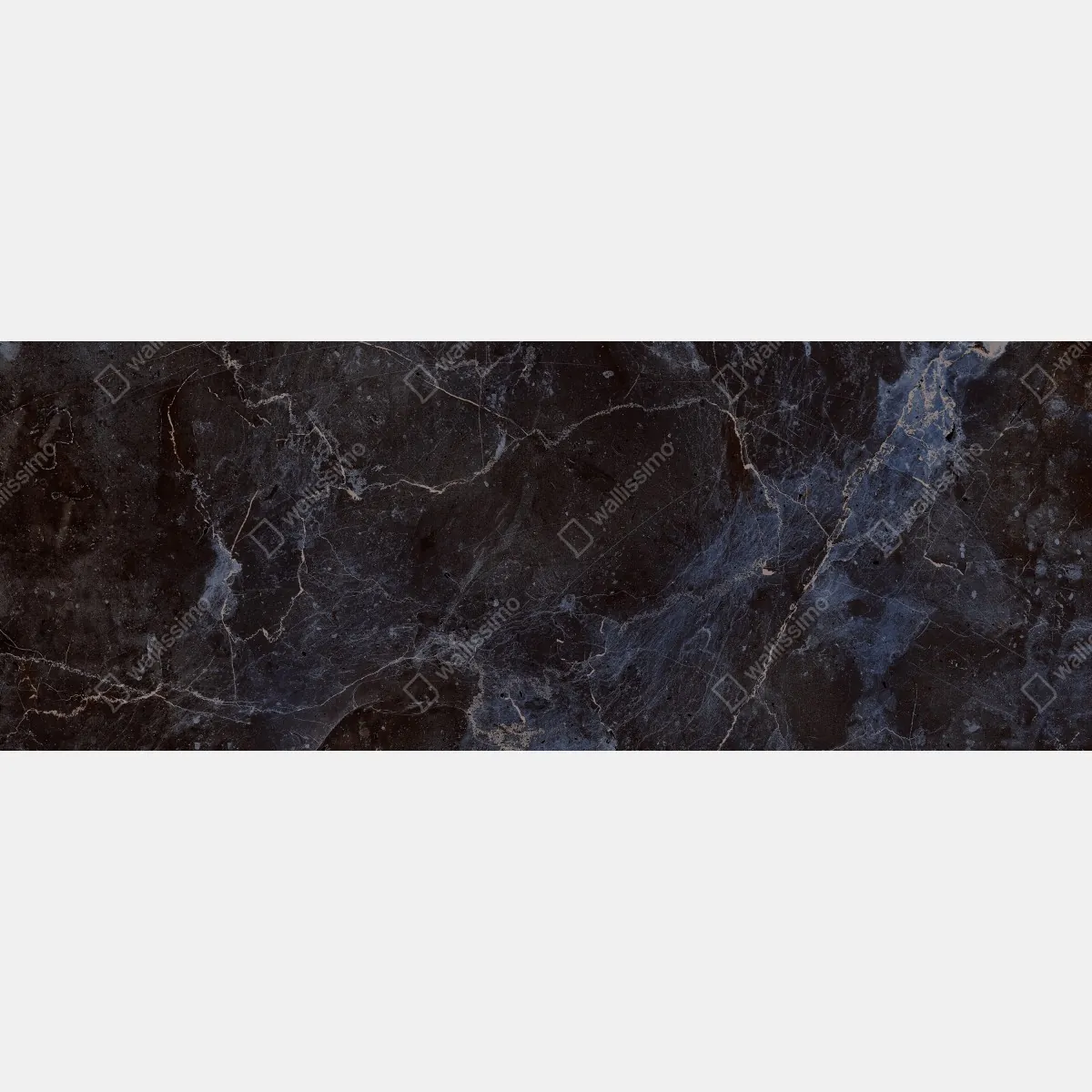 Naklejka na szafę ciemna faktura marmuru z niebieskimi żyłkami – Wallissimo® Naklejka na szafę ciemna faktura marmuru z niebieskimi żyłkami – Wallissimo®