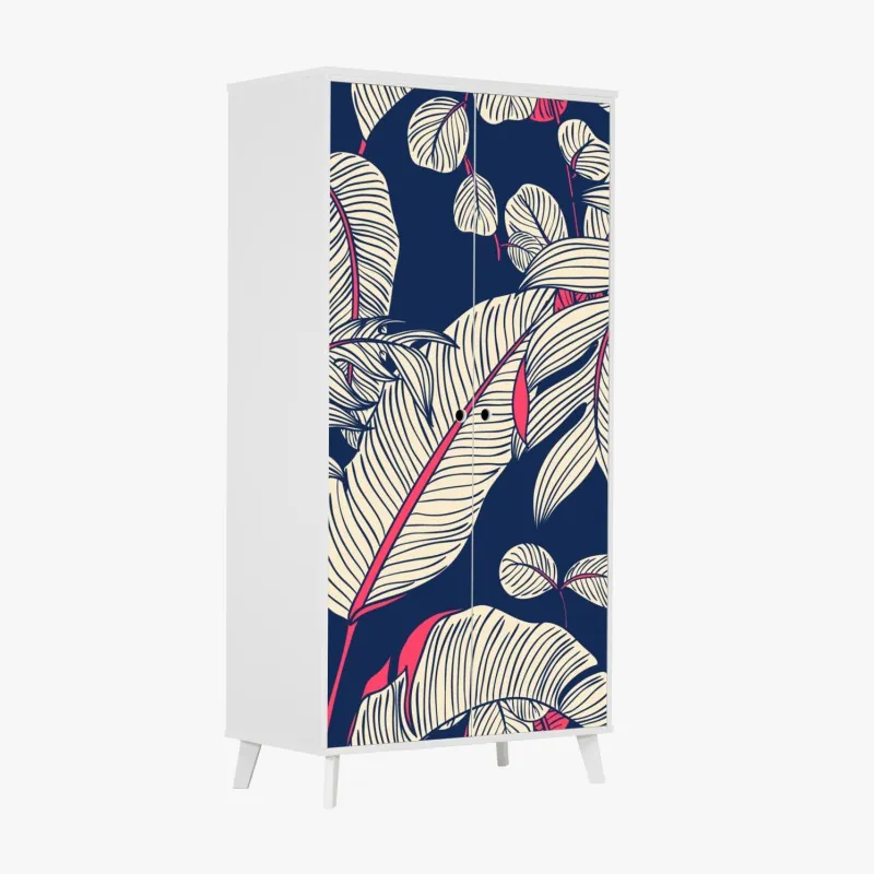 Naklejka na szafę latarnia morska na skalistym wybrzeżu – Wallissimo®