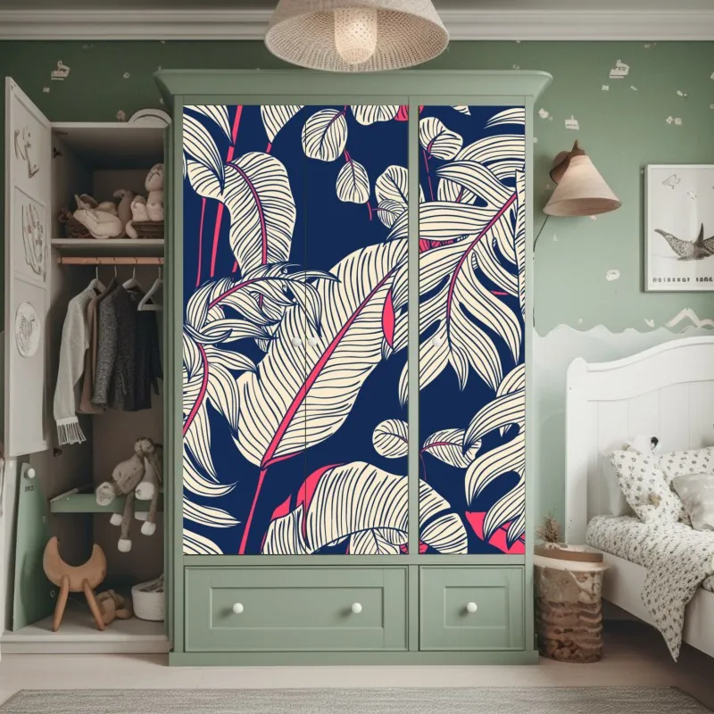 Naklejka na szafę latarnia morska na skalistym wybrzeżu – Wallissimo®