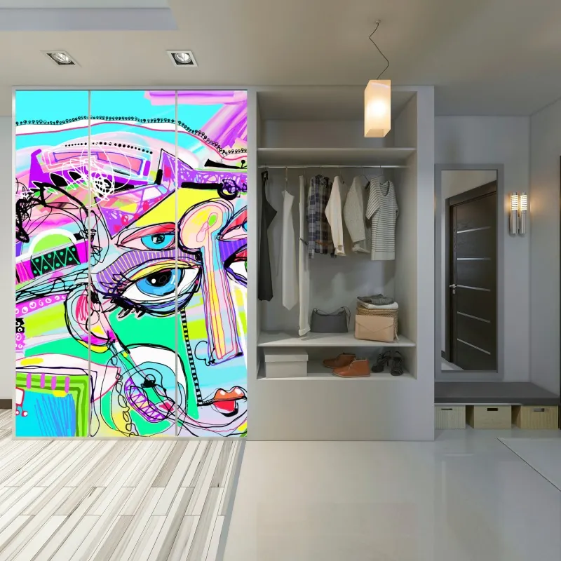 Naklejka na szafę Sanphet Prasat pałac nad jeziorem – Wallissimo®