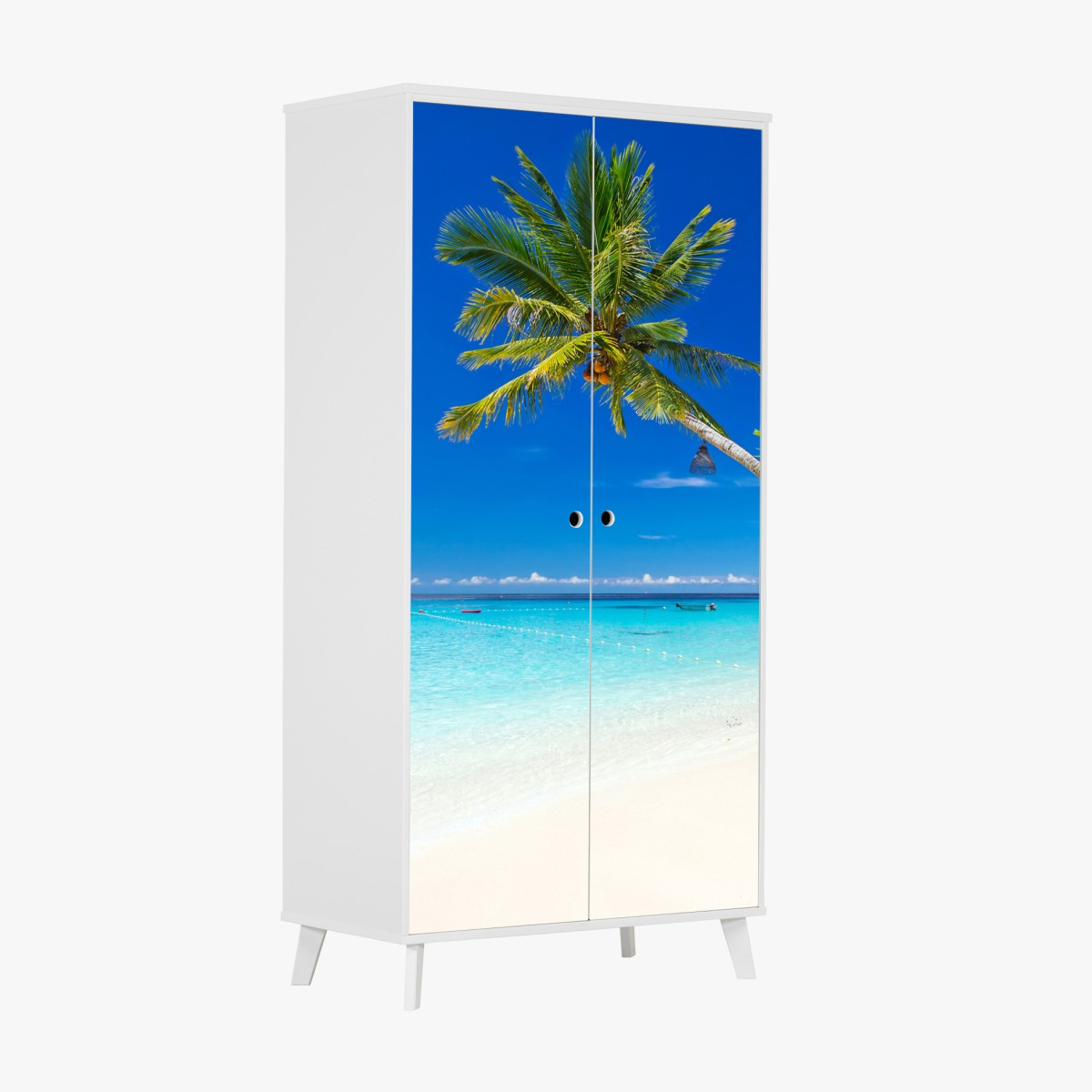 Wardrobe sticker tropical beach in Thailand