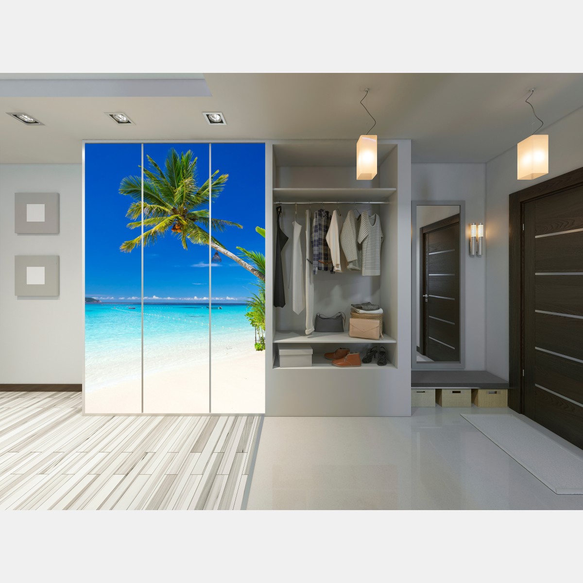 Naklejka na szafę tropikalna plaża w Tajlandii – Wallissimo® Naklejka na szafę tropikalna plaża w Tajlandii – Wallissimo®