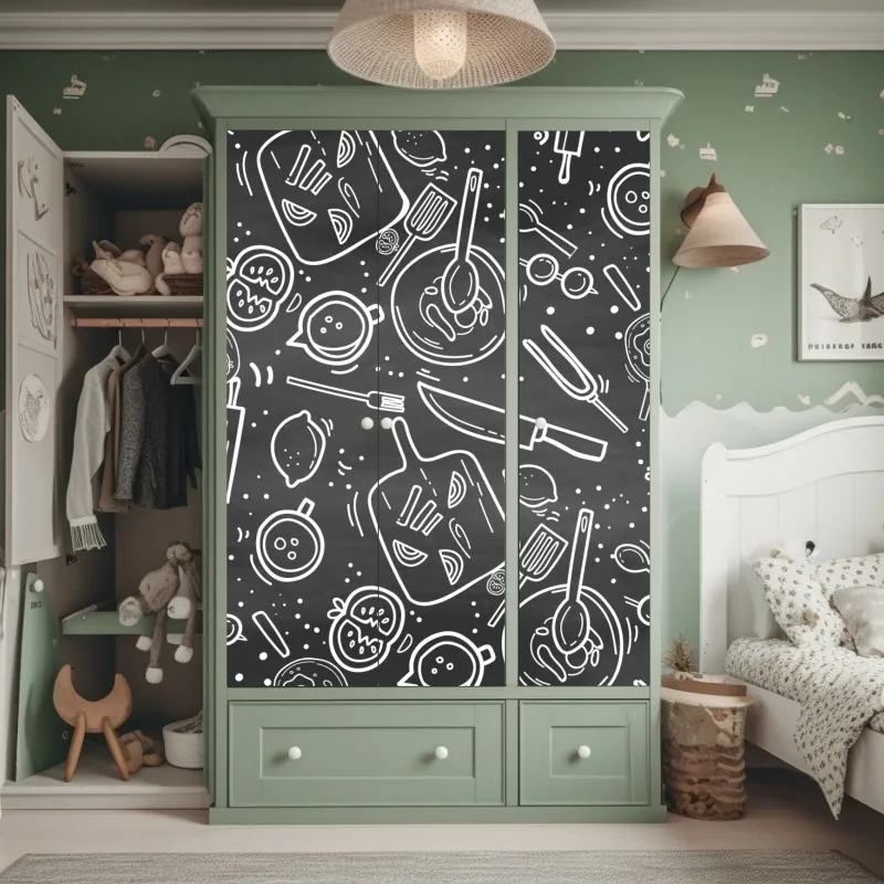 Naklejka na szafę spokojny wodospad Skradinski Buk w Parku Narodowym Krka – Wallissimo®