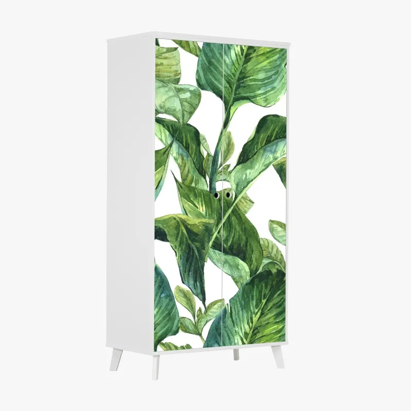 Naklejka na szafę beżowa tekstura marmuru – Wallissimo®