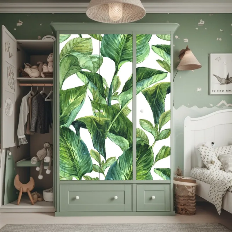 Naklejka na szafę beżowa tekstura marmuru – Wallissimo®