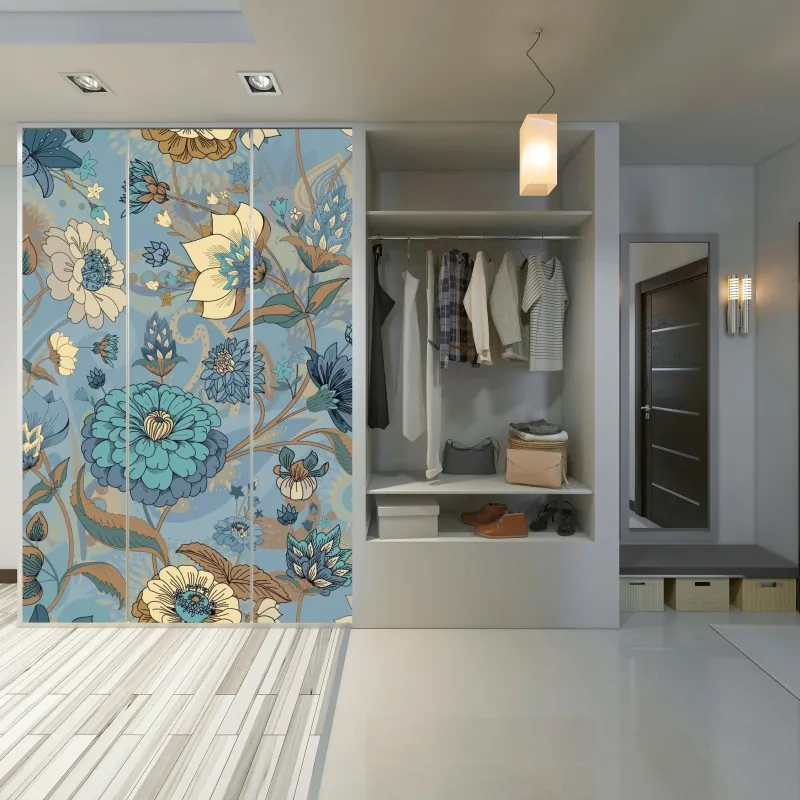 Naklejka na szafę poranna mgła nad jeziorem Pang Oung, Mae Hong Son – Wallissimo®